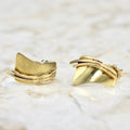 Vintage 14k Gold Post Earrings c.1980s