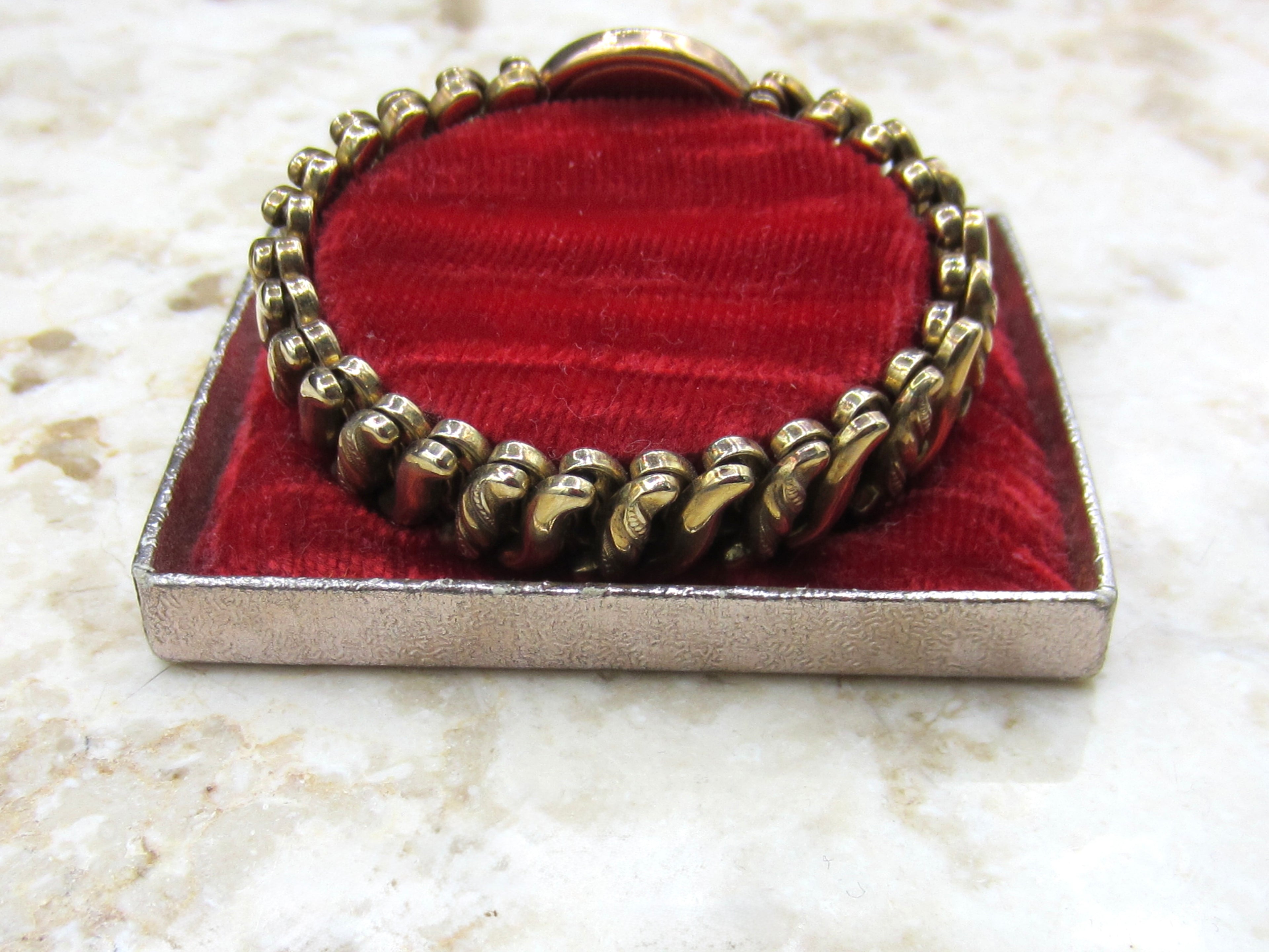 Vintage Sweetheart Bracelet With Original Box c.1940s