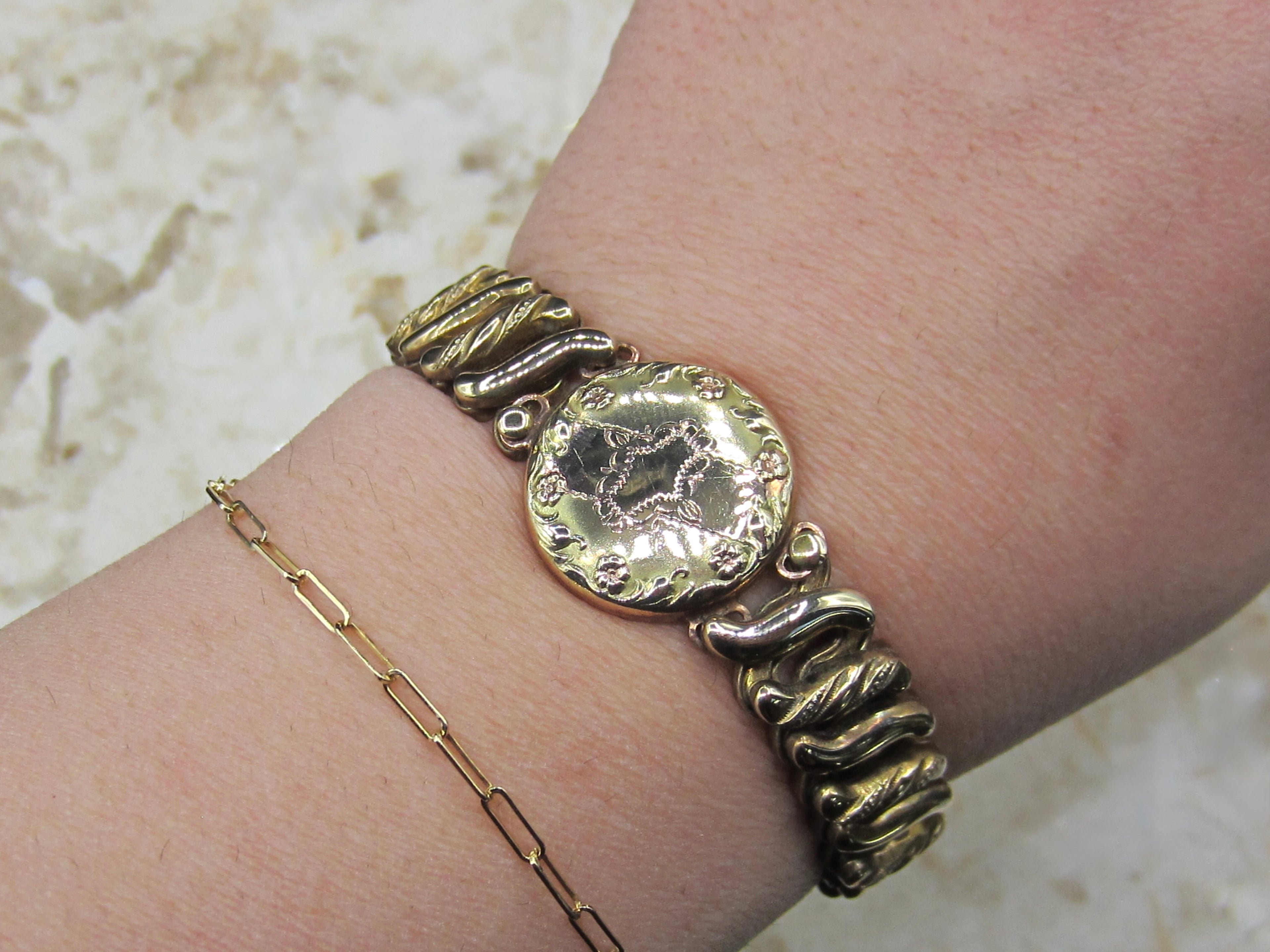 Vintage Sweetheart Bracelet With Original Box c.1940s