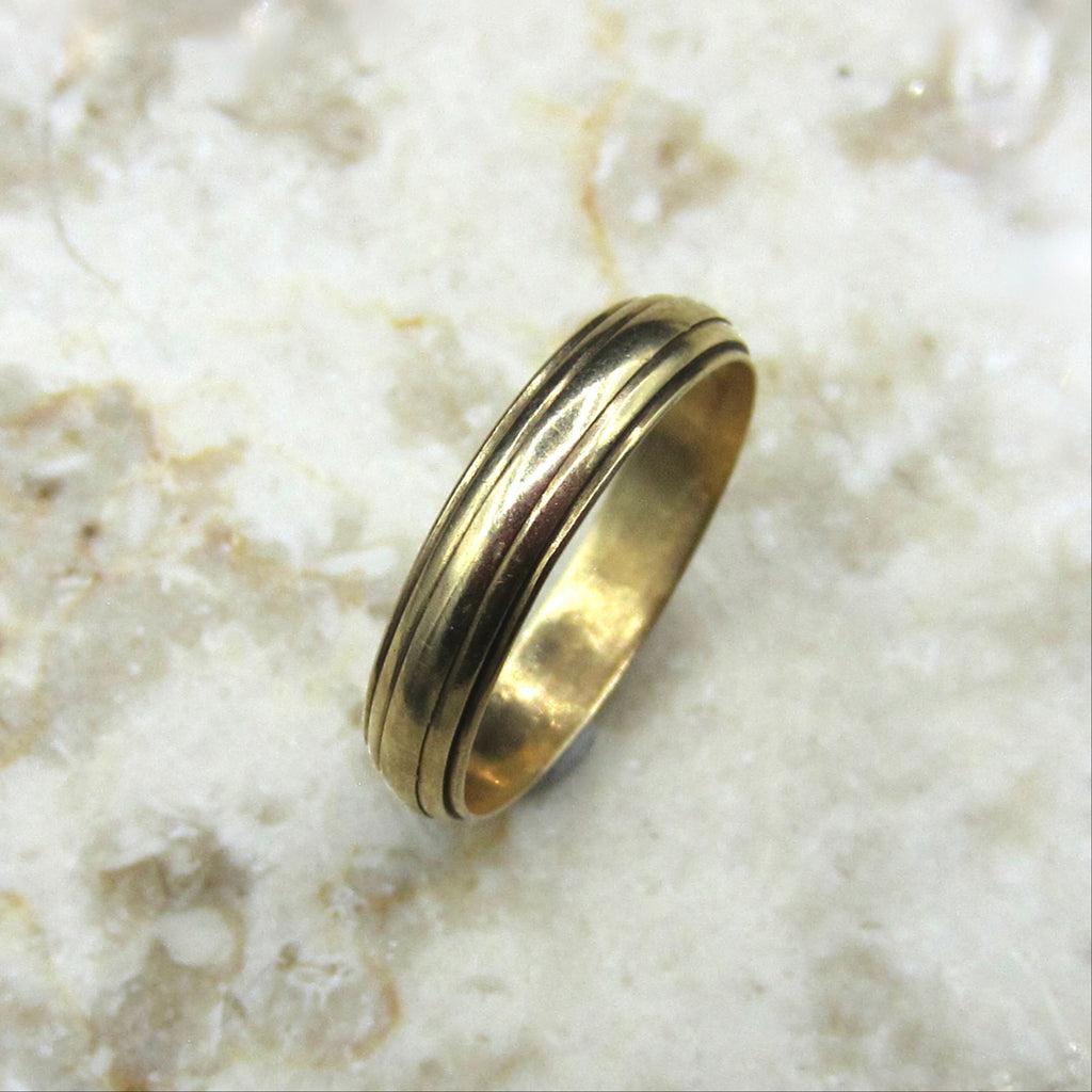 Vintage 14k Gold 4.6mm Men's Band Size 9.5