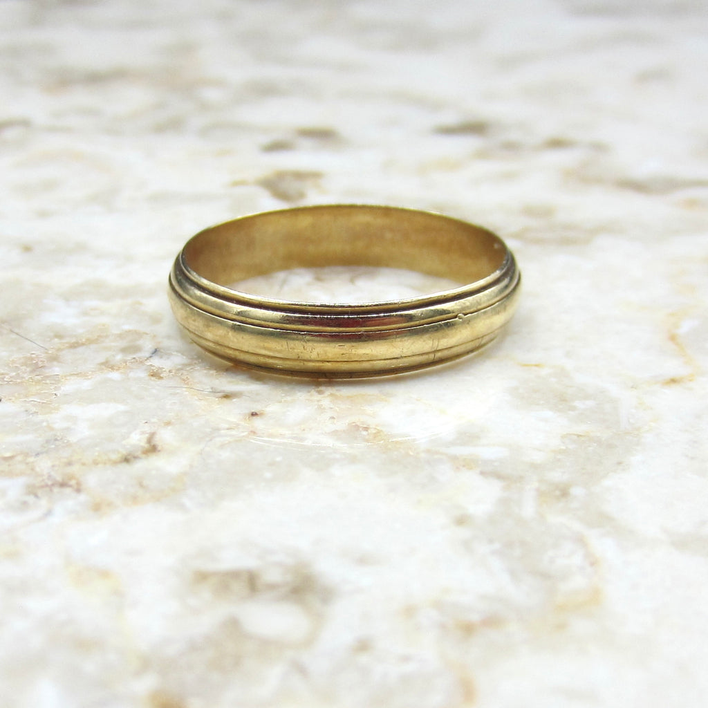 Vintage 14k Gold 4.6mm Men's Band Size 9.5