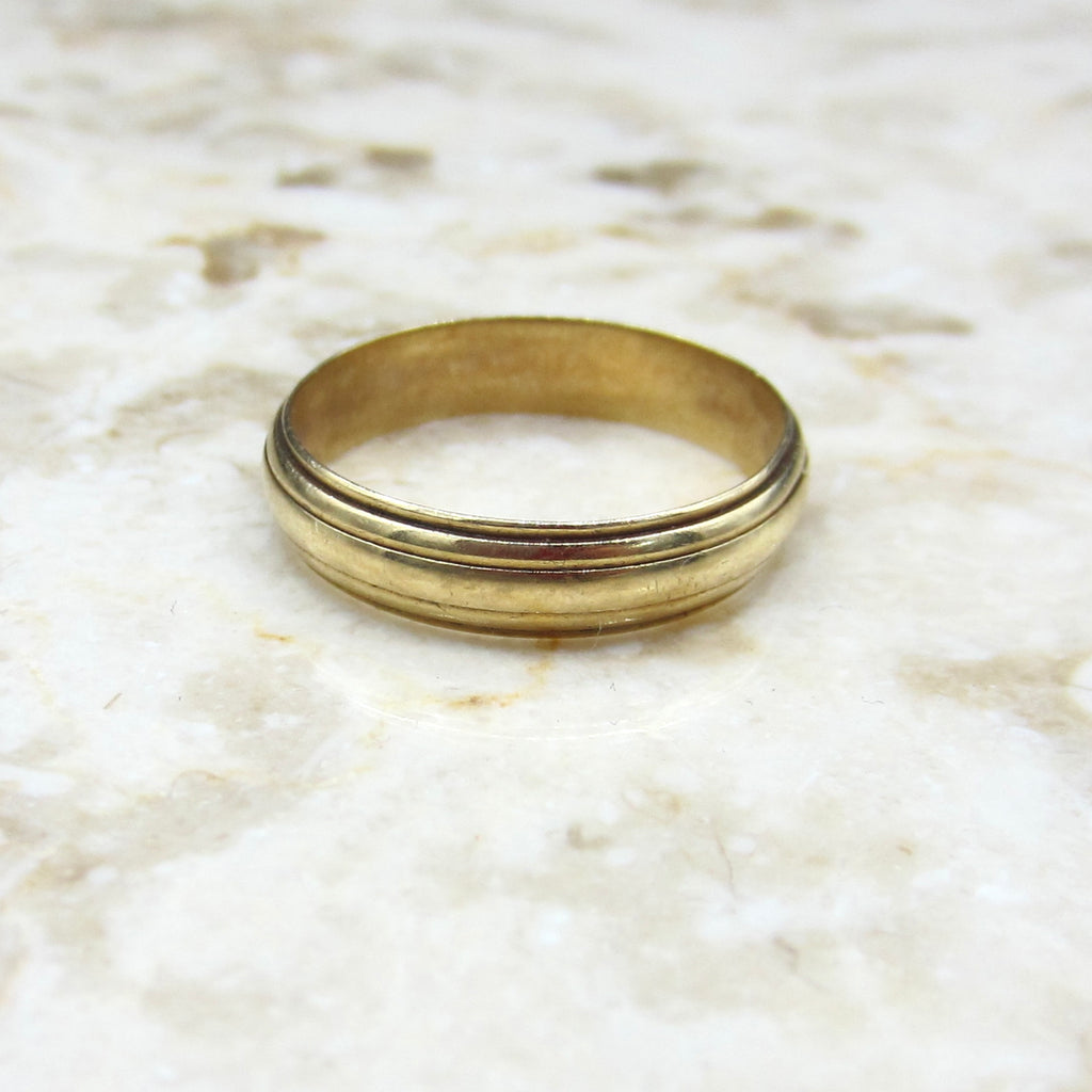 Vintage 14k Gold 4.6mm Men's Band Size 9.5