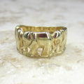 Vintage 14k Gold Elephant Band c.1990s