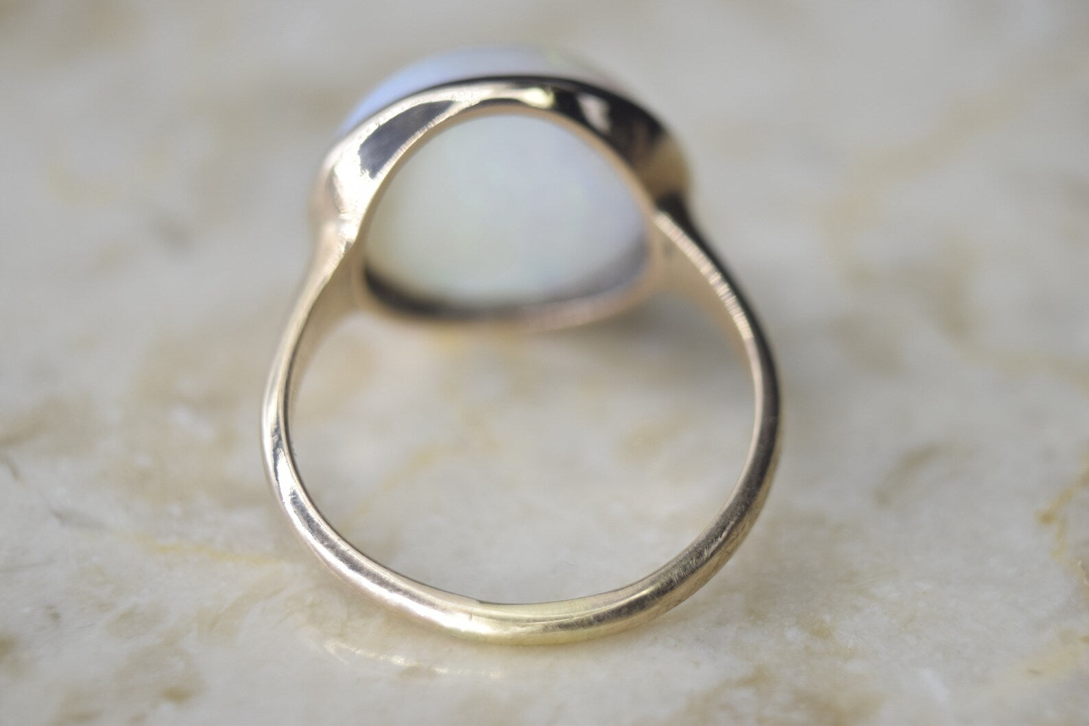 Antique 14k Gold Opal Ring c.1900