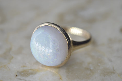 Antique 14k Gold Opal Ring c.1900