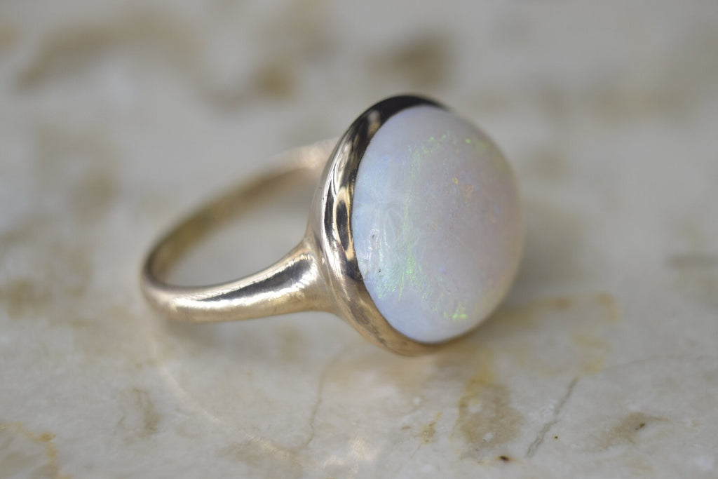 Antique 14k Gold Opal Ring c.1900