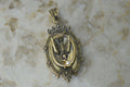 Antique Victorian 14k Gold Etruscan Revival Bird Locket