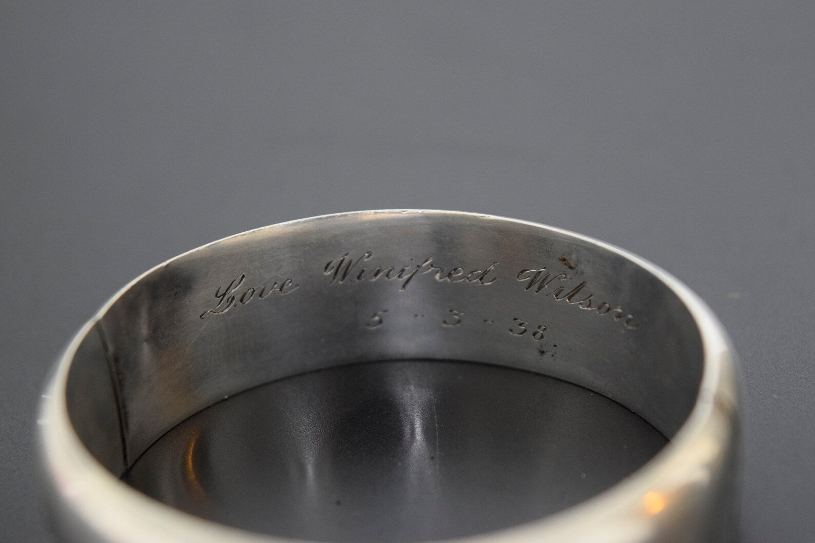 Antique Victorian Aesthetic Era Sterling Silver Bangle Bracelet with Swallow Birds