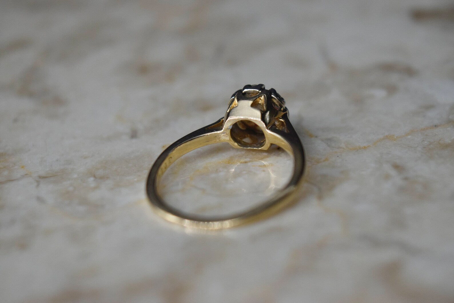 Vintage Mid-Century Diamond Cluster Ring