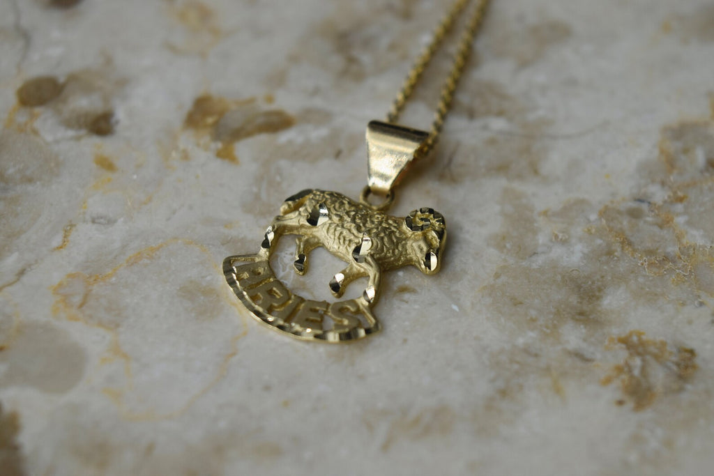 Vintage 14k Gold Aries Charm c.1970s