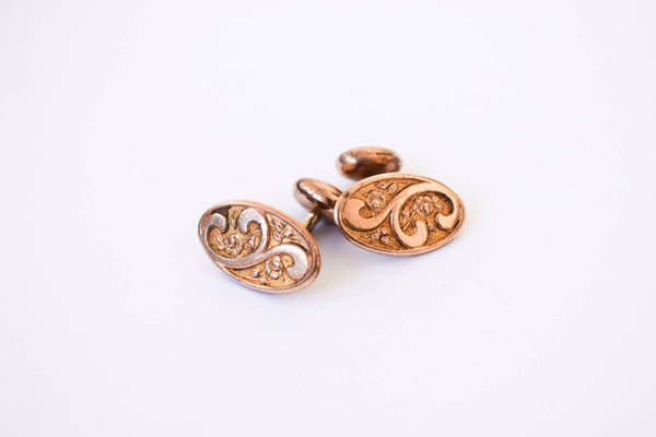 Antique Cuff Links Gold Filled c.1920
