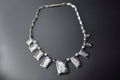 Vintage Siamese Niello Enamel Bib Style Necklace