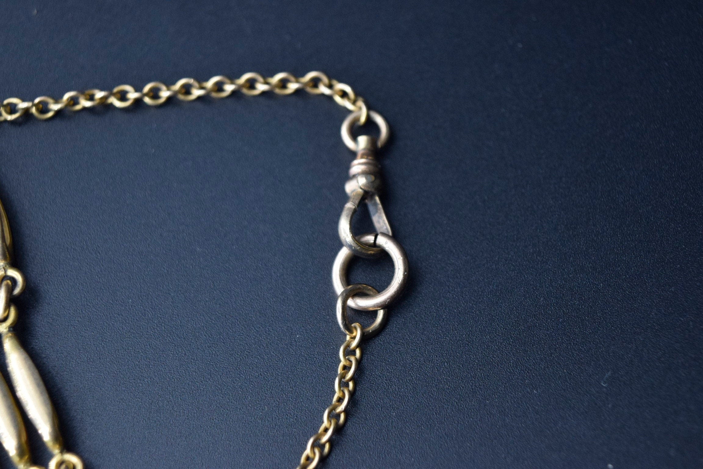 Handmade Reconstructed Antique Watch Chain Bracelet