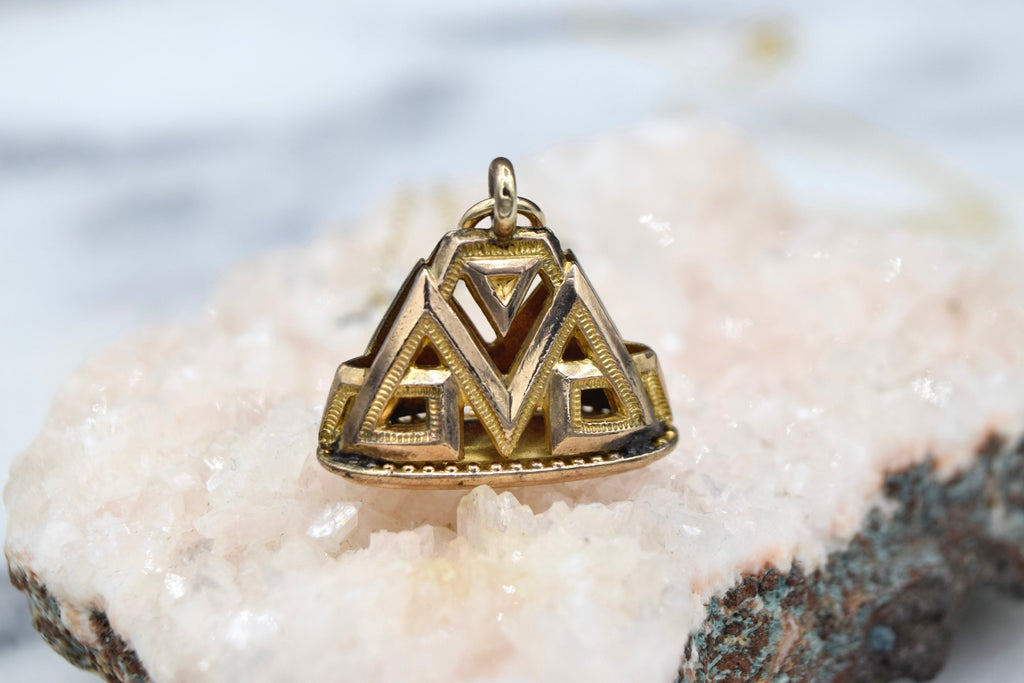 Antique Victorian Fob Necklace Gold Filled c.1880s