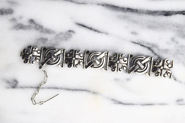 Vintage Taxco 980 Silver Link Bracelet