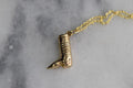 Antique Victorian 14k Gold Boot Charm