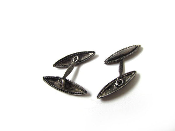 Antique Cuff Links Sterling Silver c.1920s